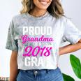 Grandma Graduation Shirt 2018 High School College Grad Comfort Color Blast T-Shirt Smoke