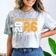 Gymnastics Senior Night Gymnastics Senior 2026 Graduation 17 Comfort Color Blast T-Shirt Smoke