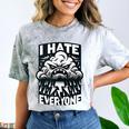 I Hate Everyone Introvert Anti-Social Dark Humor Comfort Color Blast T-Shirt Smoke