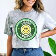 I Hate People Saying For Introverts Comfort Color Blast T-Shirt Smoke I Hate People Saying For Introverts Comfort Color Blast T-Shirt Smoke