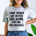 Introvert Antisocial Some Things Are Better Left Alone Comfort Color Blast T-Shirt Smoke Introvert Antisocial Some Things Are Better Left Alone Comfort Color Blast T-Shirt Smoke