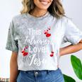 This Introvert Loves Jesus Religious Red Hearts Graphic Comfort Color Blast T-Shirt Smoke This Introvert Loves Jesus Religious Red Hearts Graphic Comfort Color Blast T-Shirt Smoke