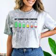 Introvert Low Battery My Connection Compass Raglan Baseball Tee Comfort Color Blast T-Shirt Smoke Introvert Low Battery My Connection Compass Raglan Baseball Tee Comfort Color Blast T-Shirt Smoke