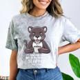 Introvert Panther And Coffee Lovers Comfort Color Blast T-Shirt Smoke