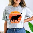 Introvert Retro Sunset Capybara Tee Comfort Color Blast T-Shirt Smoke Introvert Retro Sunset Capybara Tee Comfort Color Blast T-Shirt Smoke