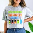 Introverted Recharging Introvert Saying Sarcasm Comfort Color Blast T-Shirt Smoke Introverted Recharging Introvert Saying Sarcasm Comfort Color Blast T-Shirt Smoke