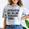 Introverted Tennis Player Tennis Introvert Comfort Color Blast T-Shirt Smoke Introverted Tennis Player Tennis Introvert Comfort Color Blast T-Shirt Smoke