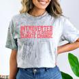 Introverted But Willing To Discuss Climate Change Comfort Color Blast T-Shirt Smoke Introverted But Willing To Discuss Climate Change Comfort Color Blast T-Shirt Smoke