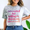 Introverted Willing To Discuss Pyrenean Mastiff Introvert Comfort Color Blast T-Shirt Smoke Introverted Willing To Discuss Pyrenean Mastiff Introvert Comfort Color Blast T-Shirt Smoke
