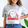 Introverts Unite Separately In Your Own Homes Saying Comfort Color Blast T-Shirt Smoke