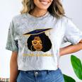 Its Doctor Actually Graduation Healthcare Afro Women Comfort Color Blast T-Shirt Smoke
