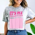 It's My Graduation Sign My Shirt Groovy Girls Graduation Comfort Color Blast T-Shirt Smoke
