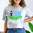 Kids 2018 Kindergarten Graduation Comfort Color Blast T-Shirt Smoke
