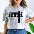 Lacrosse Senior Night Lacrosse Senior 2025 Graduation 29 Comfort Color Blast T-Shirt Smoke