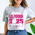 Lil Cousin Of a 2025 Graduate Prom Graduation 25 VolleyBall Comfort Color Blast T-Shirt Smoke