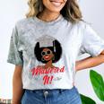Master Degree Graduation Gifts Black Girl Comfort Color Blast T-Shirt Smoke
