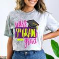 Miss 5th Grade Shirt 5 Grad Kids Girl Graduation School Comfort Color Blast T-Shirt Smoke