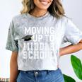 Moving Up To Middle School Elementary School Graduation Comfort Color Blast T-Shirt Smoke