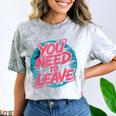 You Need To Leave Introvert Mood Space Comfort Color Blast T-Shirt Smoke