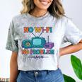 No Wi-Fi No Problem – Retro Dial Up Tech Nostalgia Premium Tri-Blend Comfort Color Blast T-Shirt Smoke No Wi-Fi No Problem – Retro Dial Up Tech Nostalgia Premium Tri-Blend Comfort Color Blast T-Shirt Smoke