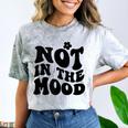 Not In The Mood Anti Social Introvert Sarcastic Retro Comfort Color Blast T-Shirt Smoke