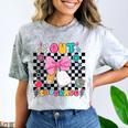 Peace Out 2nd Grade Graduation Last Day School Second Grade Comfort Color Blast T-Shirt Smoke