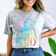 PhD Graduation Dead Inside But i Got My PhD Tie Dye Funny Comfort Color Blast T-Shirt Smoke