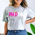 PhDiva Graduation Doctorate Student Graduate Comfort Color Blast T-Shirt Smoke