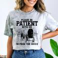 Please Patient I'm From The 1900s Boomer Memes Comfort Color Blast T-Shirt Smoke