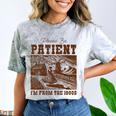 Please Be Patient With Me I'm From The 1900s Country Girl Comfort Color Blast T-Shirt Smoke