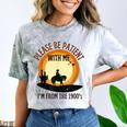 Please Be Patient With Me I'm From The 1900s Cowboy Comfort Color Blast T-Shirt Smoke