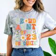 Proud Aunt Of A Class Of 2023 Graduated Graduation Women Comfort Color Blast T-Shirt Smoke