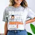 Proud Auntie Of a Basketball Senior 2026 Graduation Gifts Comfort Color Blast T-Shirt Smoke