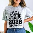 Proud Auntie Of Two 2026 Graduates Graduation Comfort Color Blast T-Shirt Smoke