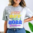 Proud Bff Of 2022 Graduate Class 2022 Graduation Family Comfort Color Blast T-Shirt Smoke