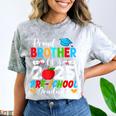 Proud Brother Of a 2025 Preschool Graduate Graduation Comfort Color Blast T-Shirt Smoke