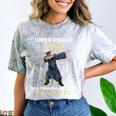 Proud Dad Of 2018 Graduate Dabbing Graduation Senior Shirt Comfort Color Blast T-Shirt Smoke