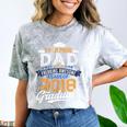 Proud Dad Of A 2018 Graduate Shirt Graduation Grad Class Comfort Color Blast T-Shirt Smoke