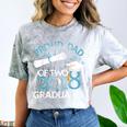 Proud Dad Of Two 2018 Graduates Twin Dads Graduation Comfort Color Blast T-Shirt Smoke