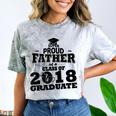 Proud Father Of A Class Of 2018 Graduate Tee Graduation Z1 Comfort Color Blast T-Shirt Smoke