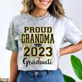 Proud Grandma Of A 2023 Graduate Graduation Comfort Color Blast T-Shirt Smoke