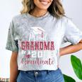 Proud Grandma Of 2025 College Graduate Family Graduation Comfort Color Blast T-Shirt Smoke