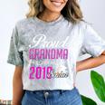 Proud GRANDMA Of A Class 2019 Senior Graduation Comfort Color Blast T-Shirt Smoke