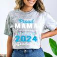 Proud Mama Of 5th Grade Graduate 2024 Elementary Graduation Comfort Color Blast T-Shirt Smoke