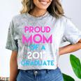 Proud Mom Of A 2017 Graduate Graduation Tee T-Shirt Comfort Color Blast T-Shirt Smoke