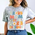 Proud Mom Of A Class Of 2023 Graduated Graduation Women Comfort Color Blast T-Shirt Smoke