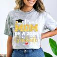 Proud Mom Of A Class Of 2026 Graduate Senior Gold Graduation Comfort Color Blast T-Shirt Smoke