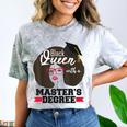 Queen Masters Degree Graduation Social Work MSW MPH Comfort Color Blast T-Shirt Smoke