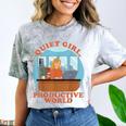 Quiet Girl Productive World Introvert Office Staff Secretary Comfort Color Blast T-Shirt Smoke Quiet Girl Productive World Introvert Office Staff Secretary Comfort Color Blast T-Shirt Smoke