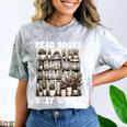 Read Books Stay Weird Introvert Book Lover Book Comfort Color Blast T-Shirt Smoke